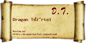 Dragan Törtel névjegykártya